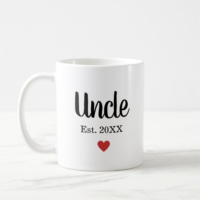 Modern morbror Etablerad Year Little Heart Kaffemugg (Vänster)