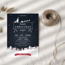 Modern Mörk julfest - inbjudan