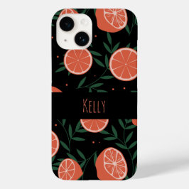 Modern Mörk Personlig Rosa Frukt Sommar Mönster