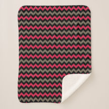 Modern Mörk Red Brown Black Chevron Mönster