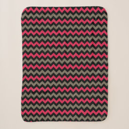 Modern Mörk Red Brown Black Chevron Mönster