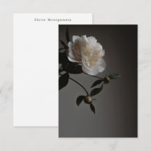 Modern & mörk stämningsfull blomfoto och anpassat