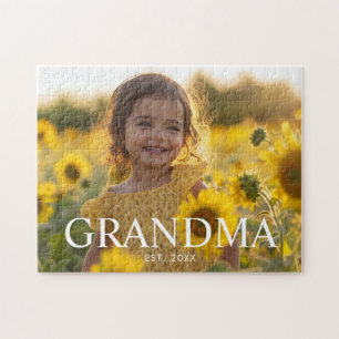Modern Mormor Foto Pussel