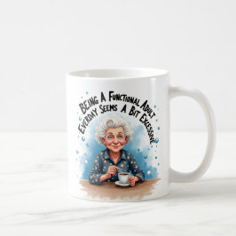 Modern Mormor- och Morfarvän Kaffemugg