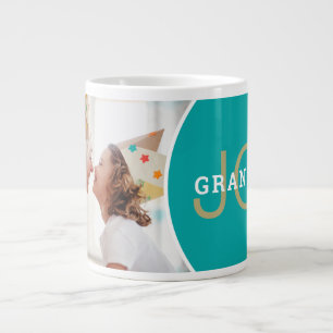 Modern Mormors Glädje Foto Jumbo Mugg