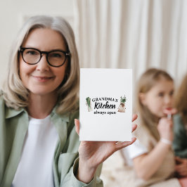 Modern mormors kök är alltid det bästa gåvan. julkort