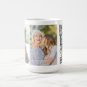 Modern morot citat familj foto collage kaffemugg