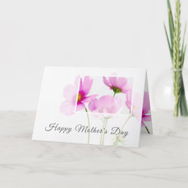 Modern mors dag för blommigtpersonliglycklig kort