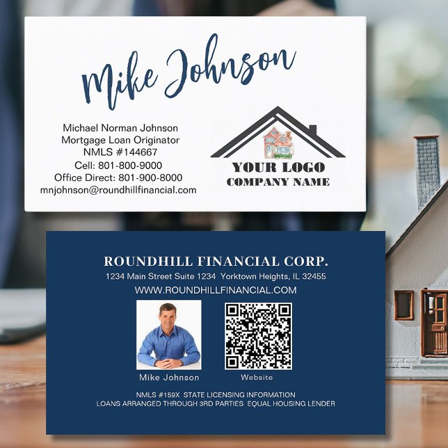 Modern Mortgage Professional Logo QR-kod     Visitkort (Skapare uppladdad)