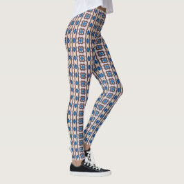 Modern mosaik geometrisk abstrakt mönster 1298 leggings