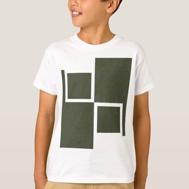 Modern Moss Grönt Boxed Tee (Framsida)