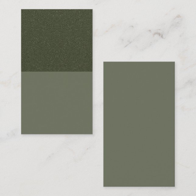 Modern Moss Grönt - Delat rabattkort - Anpassa (Fram/baksida)