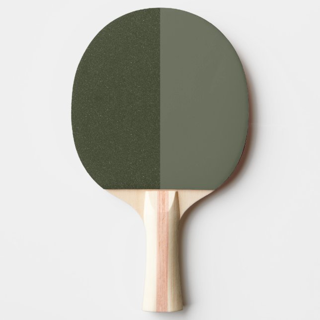 Modern Moss Grönt Split Ping Pong Paddle - Anpassn Pingisracket (Framsidan)