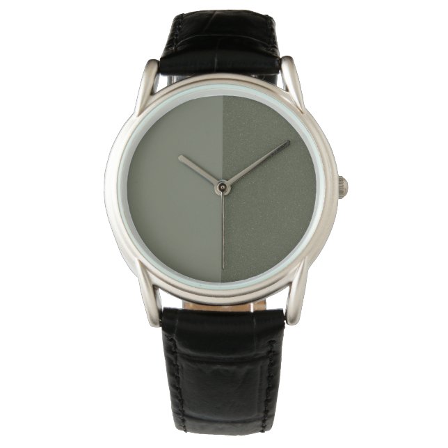 Modern Moss Watch - Anpassade 2-tonsdesign Armbandsur (Framsida)