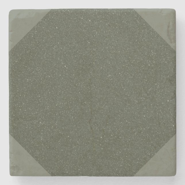 Modern mossa grön texturerad stentallrik underlägg (Framsidan)