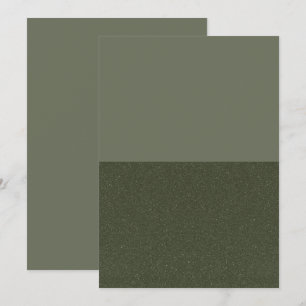 Modern Mossgrön Delad Glitter Platt Programmering Program