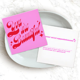 Modern Möte påminnelse, Rosa Stars Tidsbeställning Kort