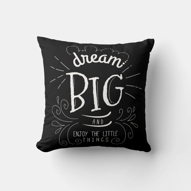 Modern Motiv Dream Big Decorative Kudde (Framsida)
