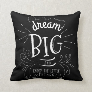 Modern Motiv Dream Big Decorative Kudde