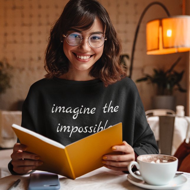 Modern Motiv föreställning omöjlig typografi T Shirt (Skapare uppladdad)