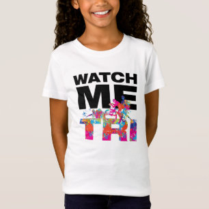 Modern Motiv Rosa Triathlon Girl Sport T Shirt