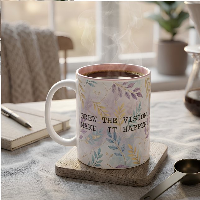 Modern Motivational Quote Typography Kaffemugg (Skapare uppladdad)