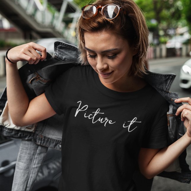 Modern Motivationsbild Handskriven Skrift T Shirt (Skapare uppladdad)