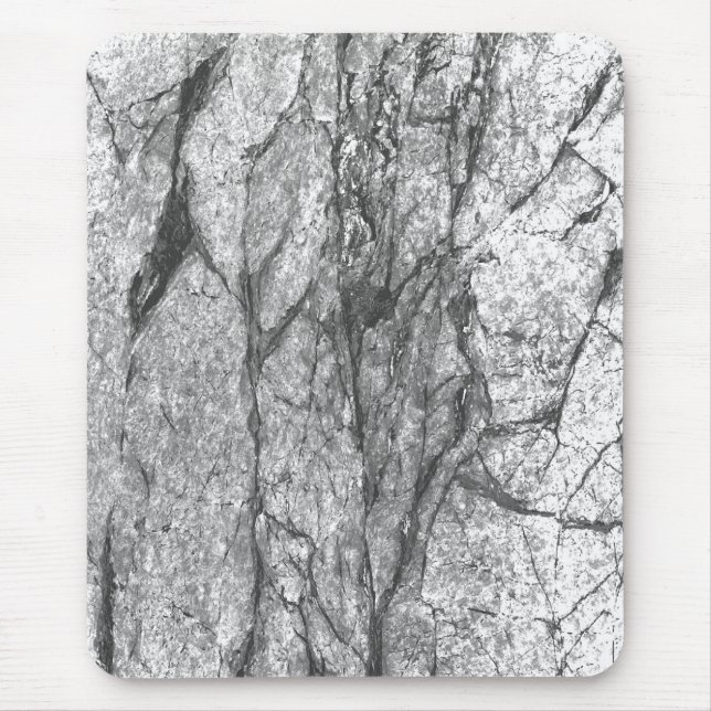 Modern mousepad, svart, grått, abstrakt musmatta (Framsidan)