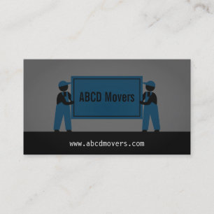 Modern Mover Flyttjänster Logistikföretag Visitkort