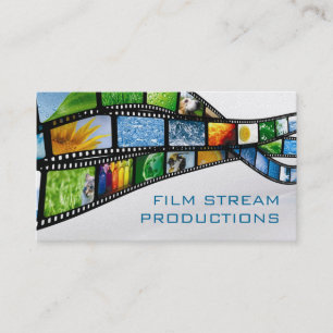 Modern Movie Director Film Producer Visitkort