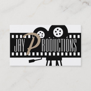 Modern Movie Director Film Producer Visitkort