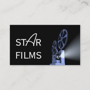 Modern Movie Director Film Producer Visitkort