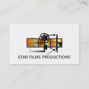 Modern Movie Director Film Producer Visitkort