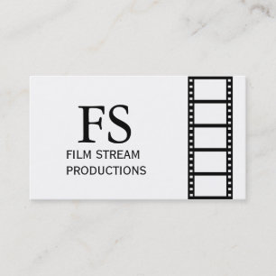 Modern Movie Director Film Producer Visitkort