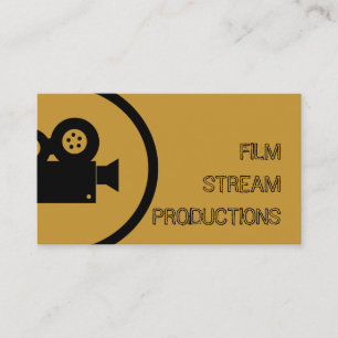 Modern Movie Director Film Producer Visitkort