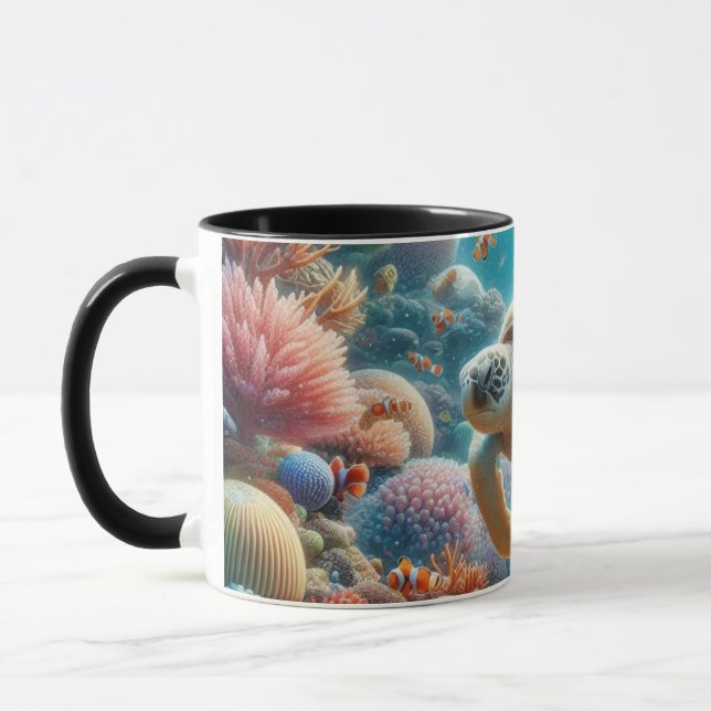 Modern Mugg-design och Cute Mugg och Trendig Mugg (Vänster)