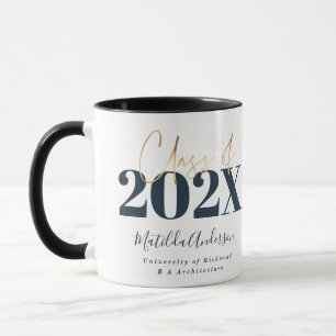 Modern mugg i det moderna studenten-eleganten för