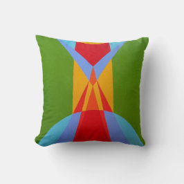 Modern Multicolor Expressions Throw Pillow Kudde