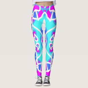 Modern multifärgad klassisk "Ratti_Kreativ_Arts" L Leggings