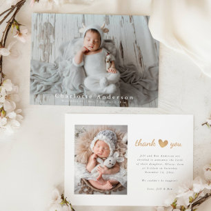 Modern multifoto Birth Baby Meddelande