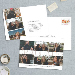 Modern multifoto Studenter Grad-varning Inbjudningar