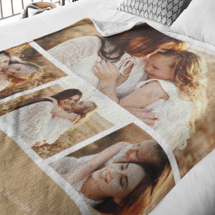 Modern Mummy Foto Strip Krage Fleece Persika