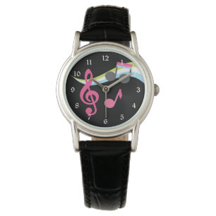 Modern musik noter armbandsur