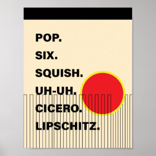 Modern musikteater Poster - Chicago