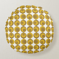 Modern Mustard Guld Retro Geo Mönster