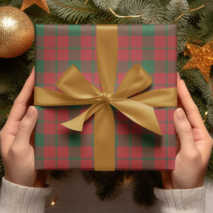 Modern Mute Red & Grönt Play-gåva Presentpapper