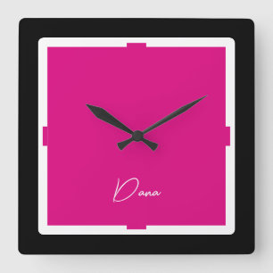 Modern My Butterfly Clock Fyrkantig Klocka