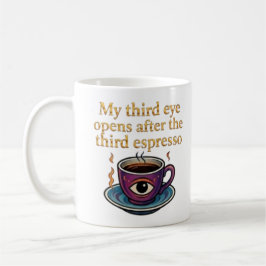 Modern Mystic Coffee Art Min tredje ögon samling Kaffemugg