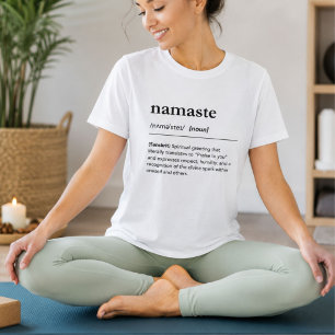 Modern Namaste Meditation Yoga Andlighet T Shirt
