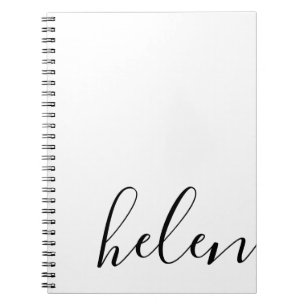 Modern Namn Black-Personlig Anteckningsbok